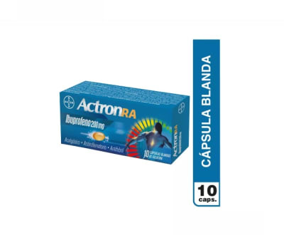 Actron Ra 200 Mg. 10 Cápsulas Blandas